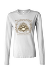 THANKSGIVING SOCIAL CLUB LADIES LONG SLEEVE T-SHIRT